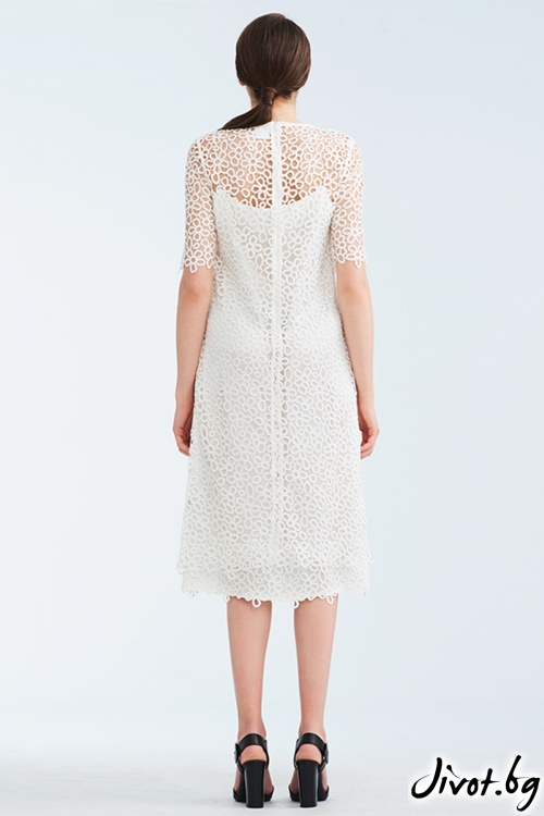 Бяла дантелена рокля / Lila Style House