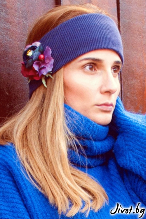The Winter Headband – "Purple Power" / Forget-me-not